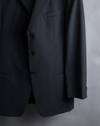 "ARMANI COLLEZIONI" Notched drape classically tailored jacket