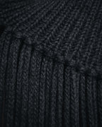 "GUCCI" 2010-11AW ribbed zip-front fringe knit vest