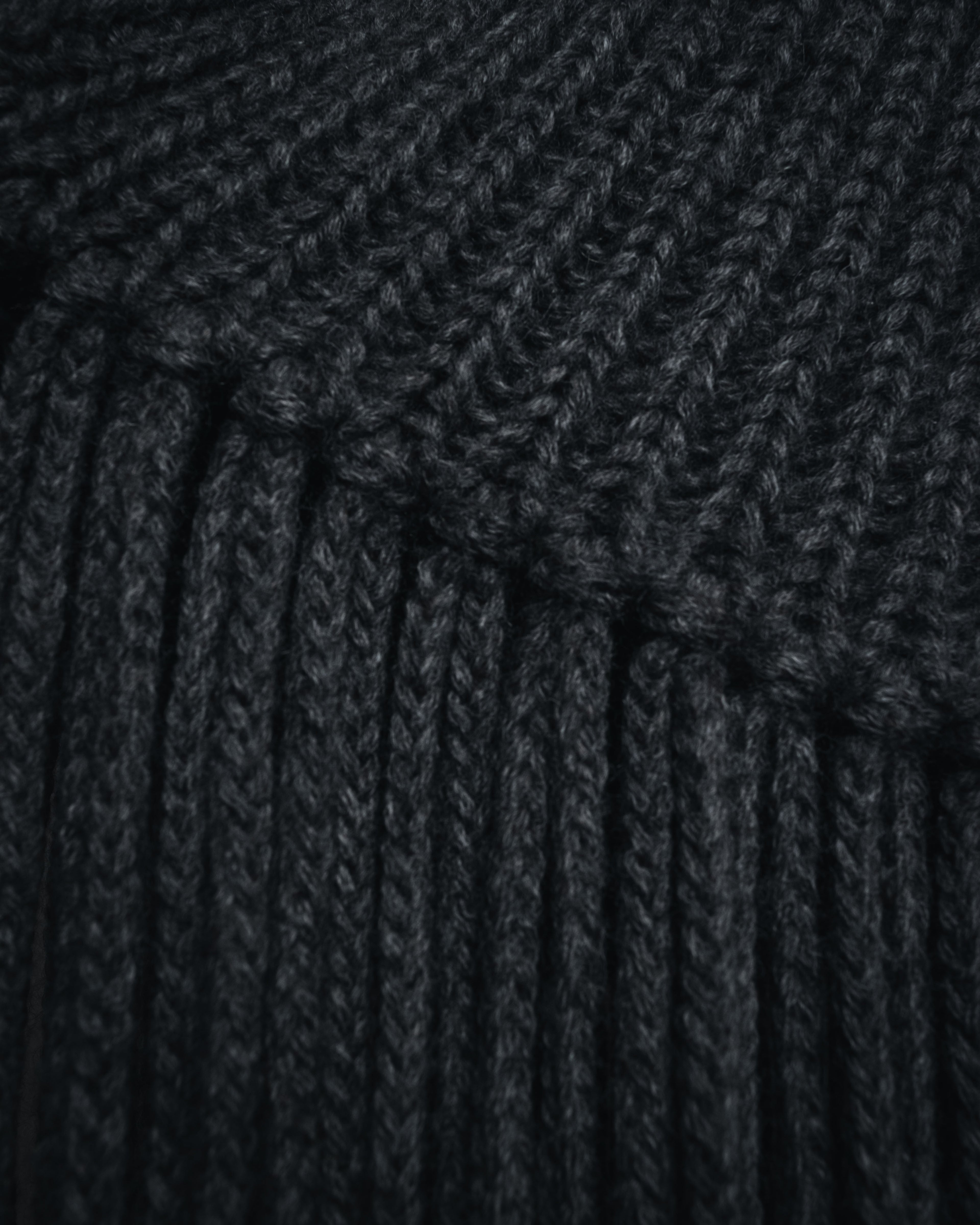 "GUCCI" 2010-11AW ribbed zip-front fringe knit vest