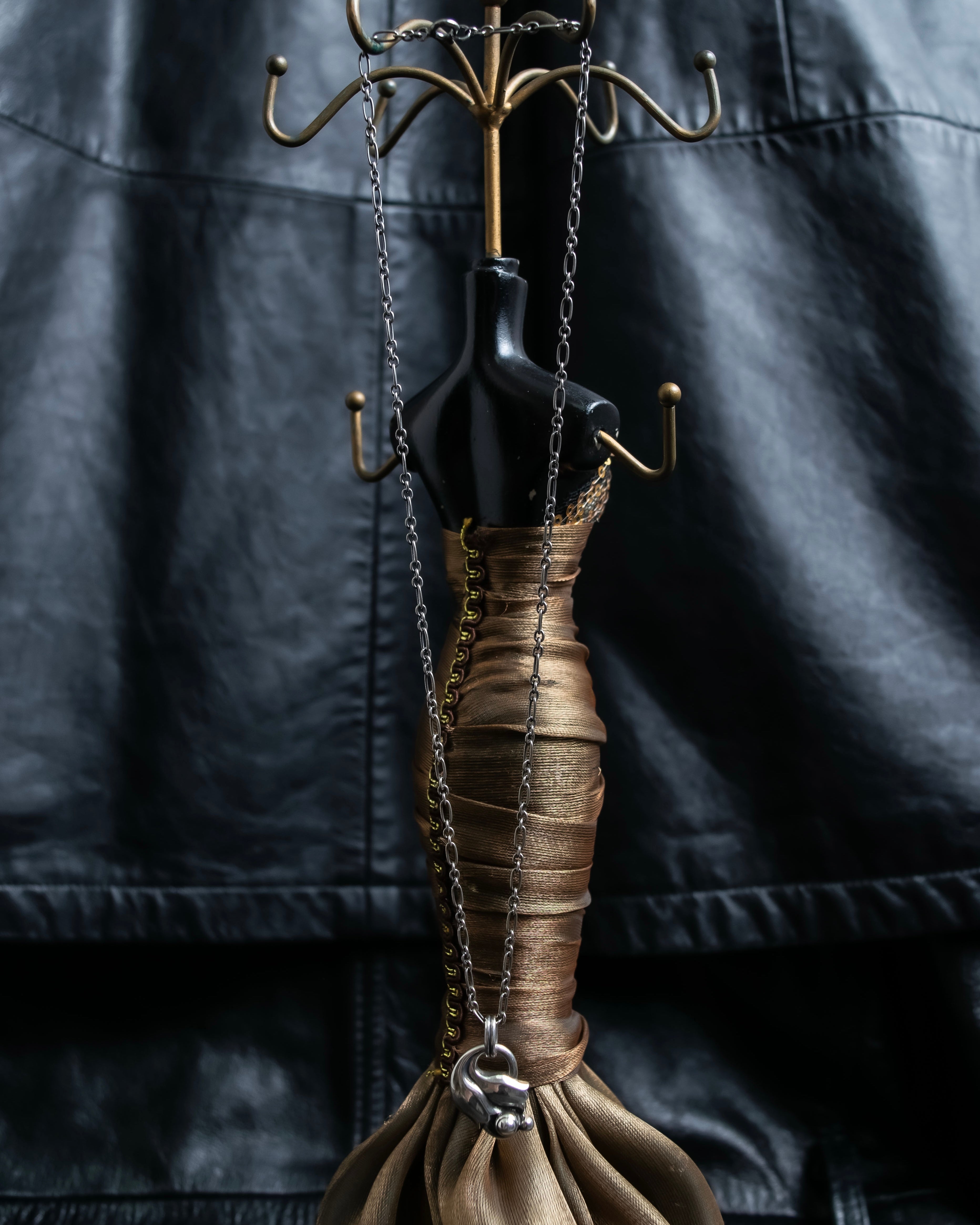 "GEORG JENSEN" Lily of the valley motif earrings