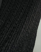 "Yves Saint Laurent" 80's-90's Metallic ribbed sleeveless knit top