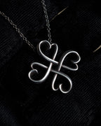 "Tiffany&Co" Clover motif silver 925 necklace