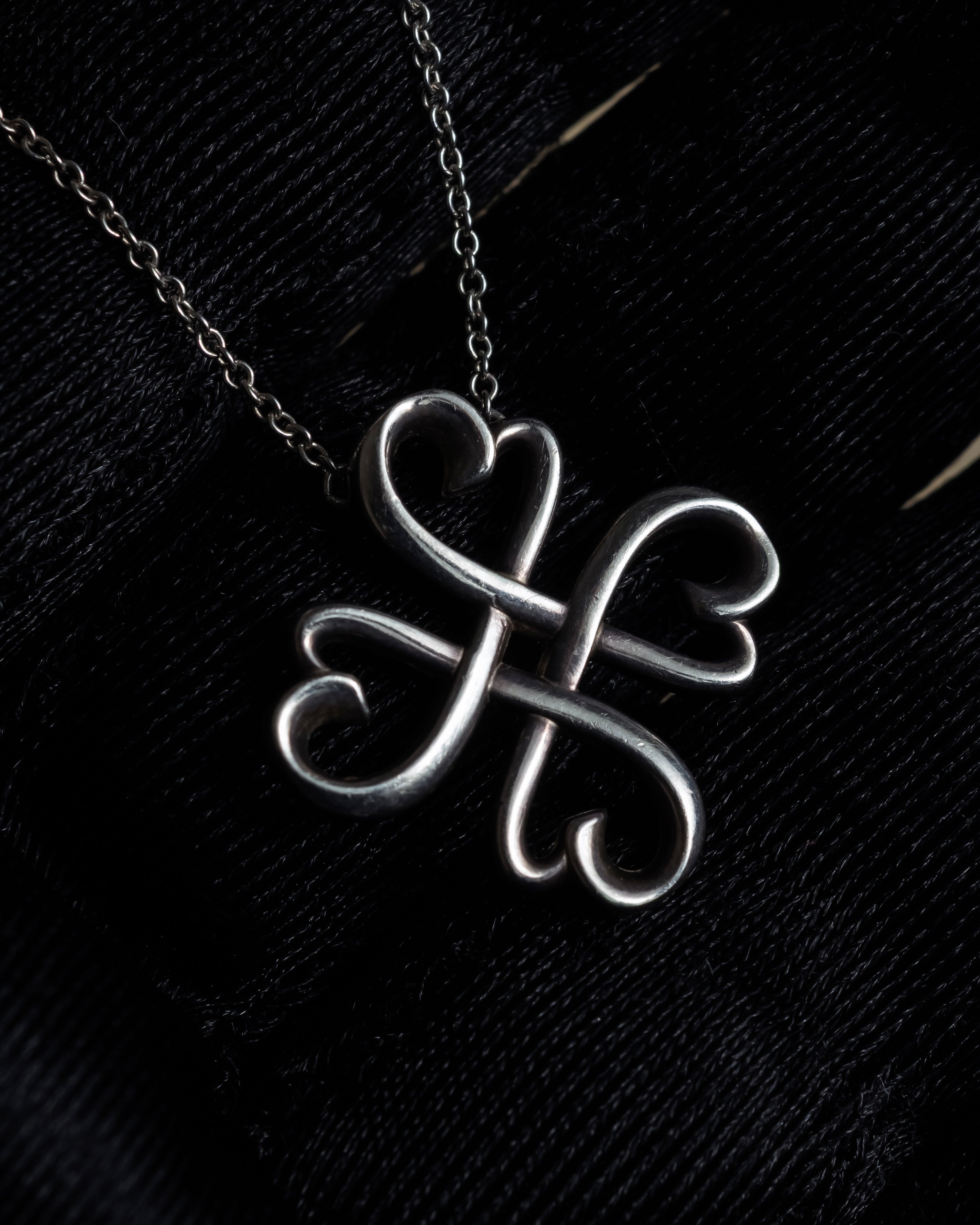 "Tiffany&Co" Clover motif silver 925 necklace