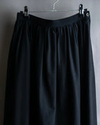 "tricot COMME des GARCONS"  Lace design at hem flare skirt