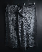 "Christian Dior" 80’s-90’s Burnout velvet arabesque logo stole