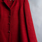 "Salvatore Ferragamo" Vivid red color wool mix tailored jacket