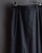 "HERMES" Margiela period semi-flared wool skirt