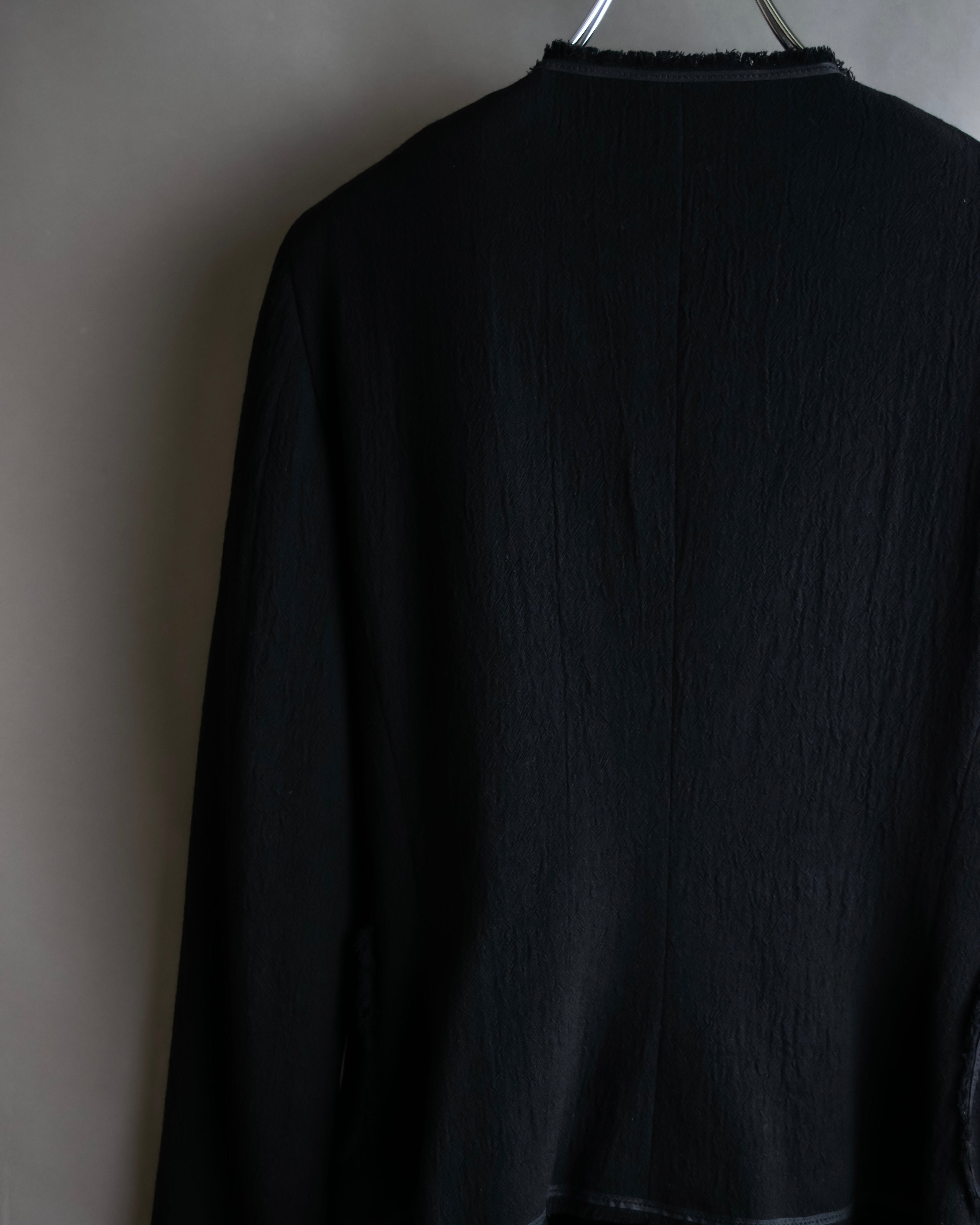 "MOSCHINO" Object sewn design tweed jacket