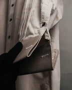 "CELINE" 80's-00's Classic diamond check long sleeve dress shirt