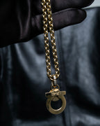 "Salvatore Ferragamo" Gancini design necklace