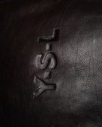 “Yves Saint Laurent” 2000’s downtown leather tote bag