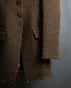 "SPORTSMAX" Carving flap design mid-length coat