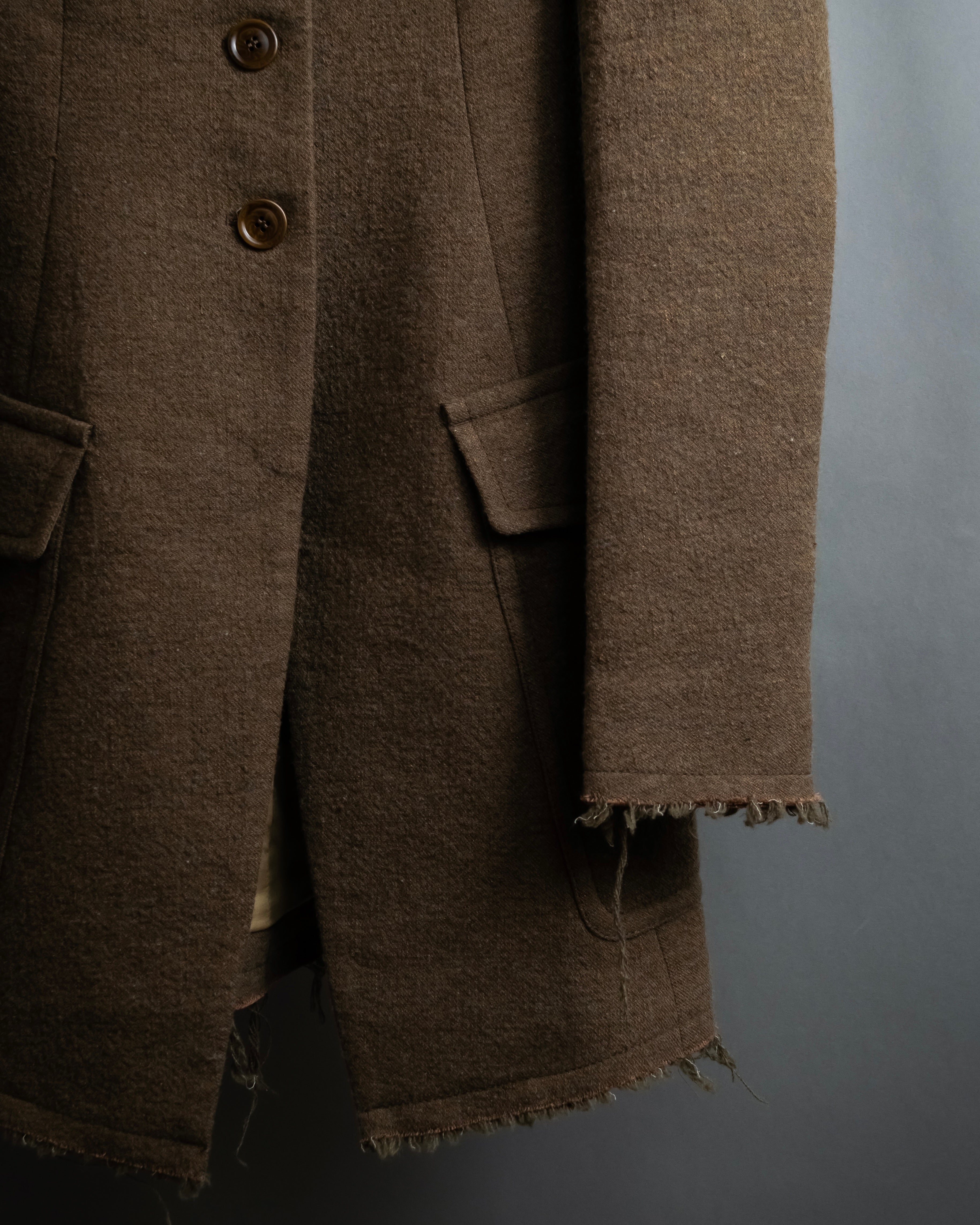 "SPORTSMAX" Carving flap design mid-length coat