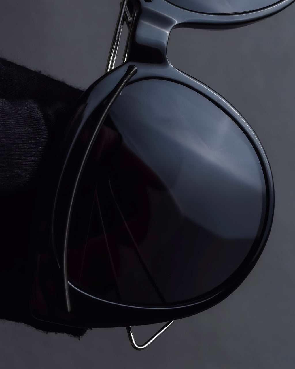 "Christian Dior" Metal frame layered cat-eye sunglasses