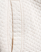 Chiristian Dior by Maria Grazia Chiuri/ Silk Blend Diamond Quilted Shorts White