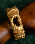 "Christian Lacroix" Sculptural detail gold bracelet