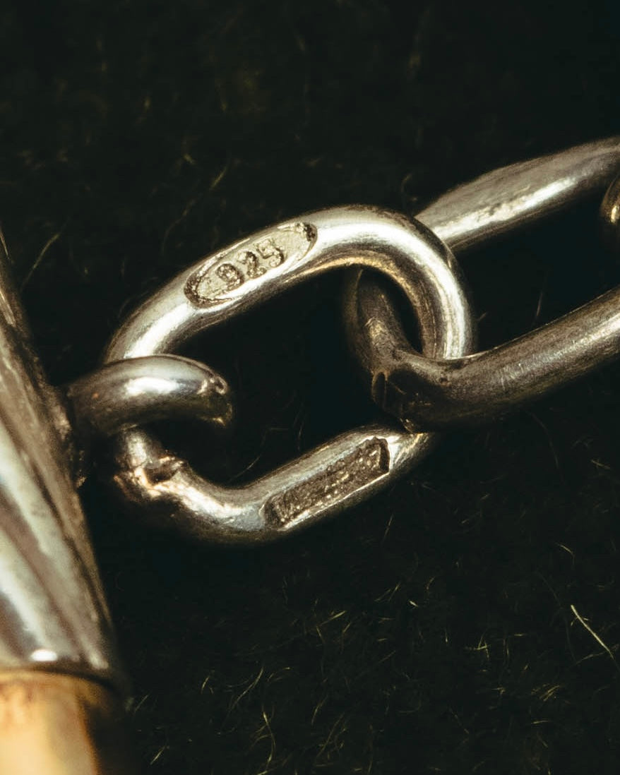 “Tiffany & Co.” 80’s-90’s Twisted bi-color chain cufflinks