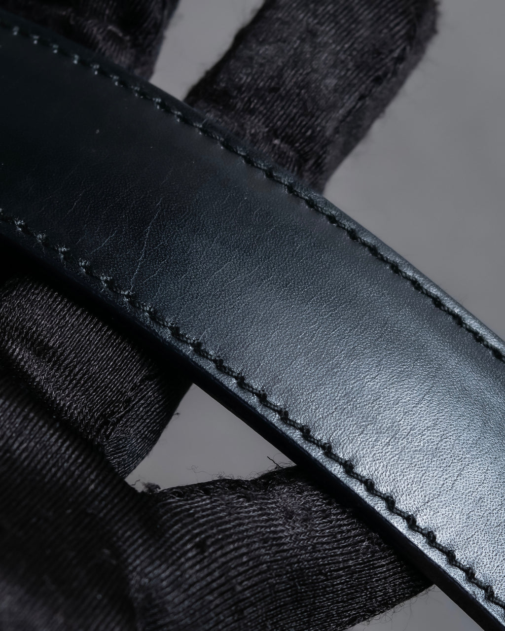 "PRADA" Structured top handle leather bag