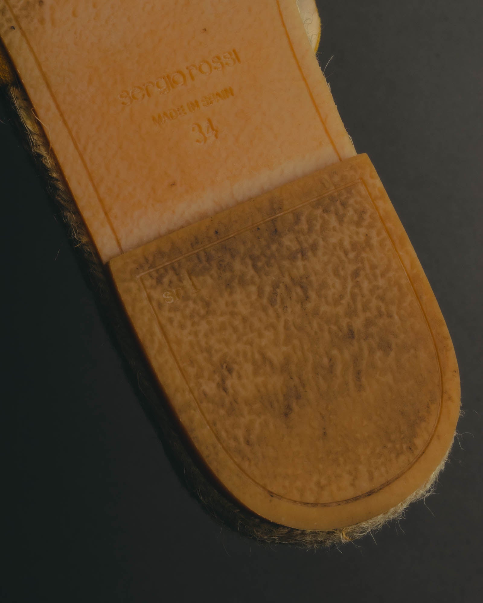 “Sergio Rossi” 2017-2023 suede sr1 espadrille slide sandals