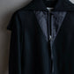 "MM6 MAISON MARGIELA" Wool blend zip up cape collar jacket