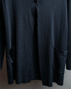 "FENDI" 1 button tailored lapel draping shirt