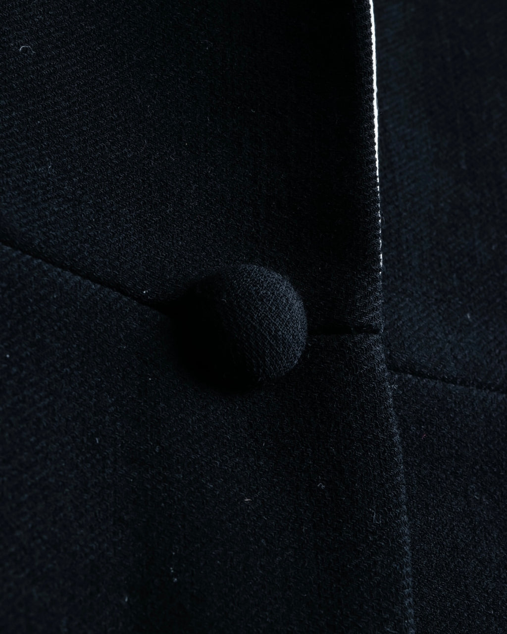 "GIANNI VERSACE couture" Collarless Luxury Wool Long Coat