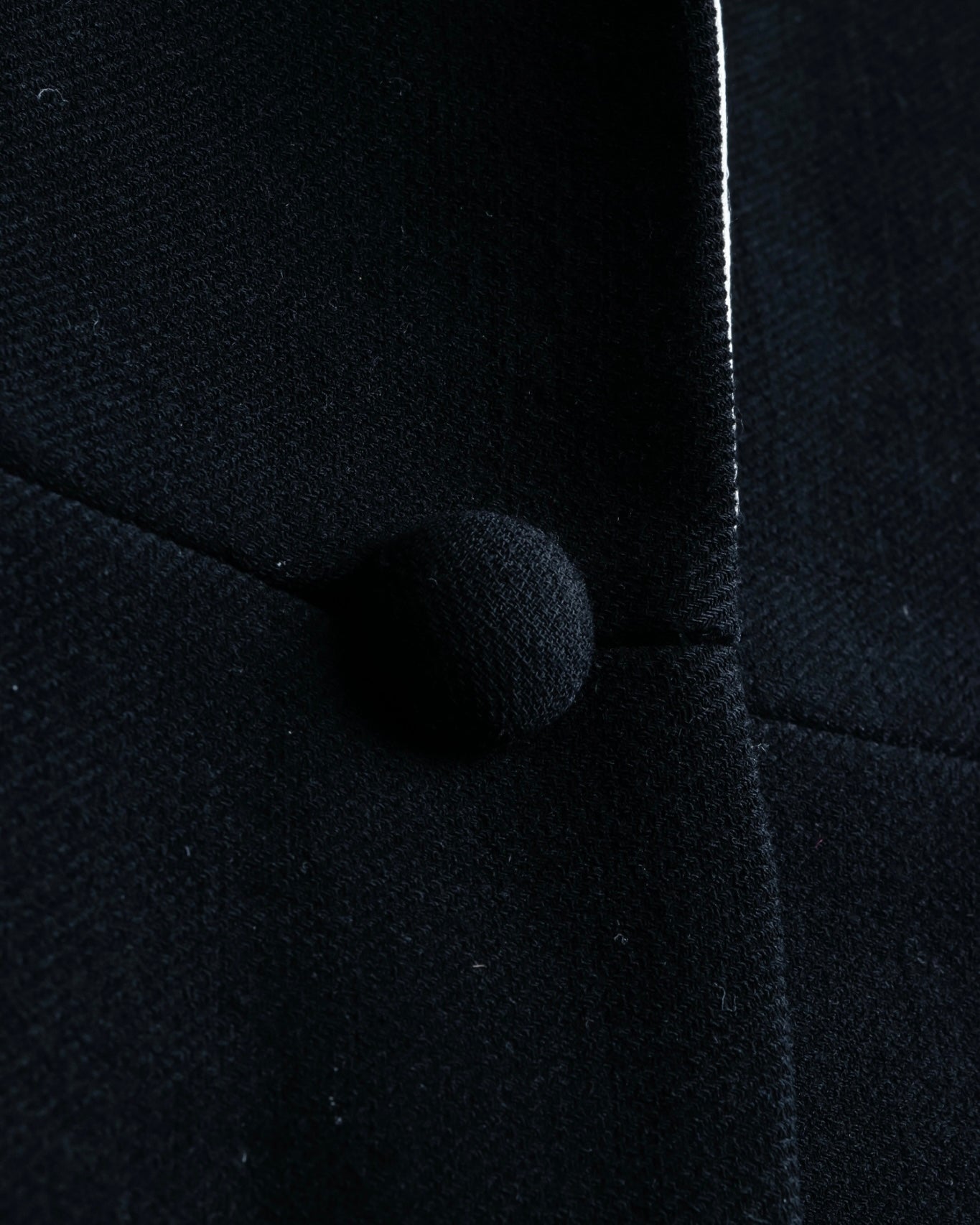 "GIANNI VERSACE couture" Collarless Luxury Wool Long Coat