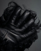 "BOTTEGA VENETA" Long-haired fur design leather gloves