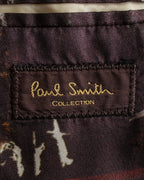 "PAUL SMITH" Satin-switched striped tailored jacket