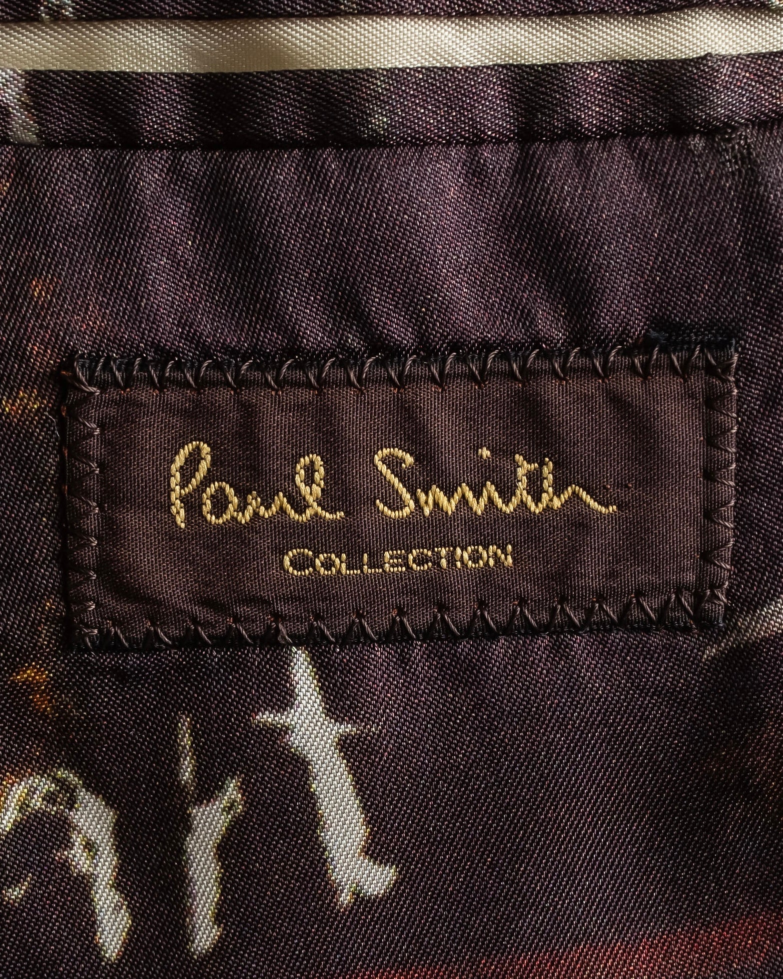"PAUL SMITH" Satin-switched striped tailored jacket