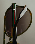 "GUCCI" 00's-10's Iconic aviator sunglasses