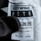 "ISSEY MIYAKE" Pleated short sleeve shirt