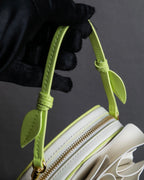 "Kate Spade" 3D rose design round hand bag