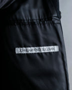 "JOHN LAWRENCE SULLIVAN"
 Large lapel double-breasted mid length coat