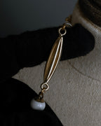 "BALENCIAGA" Leaf motif bijou santoire necklace