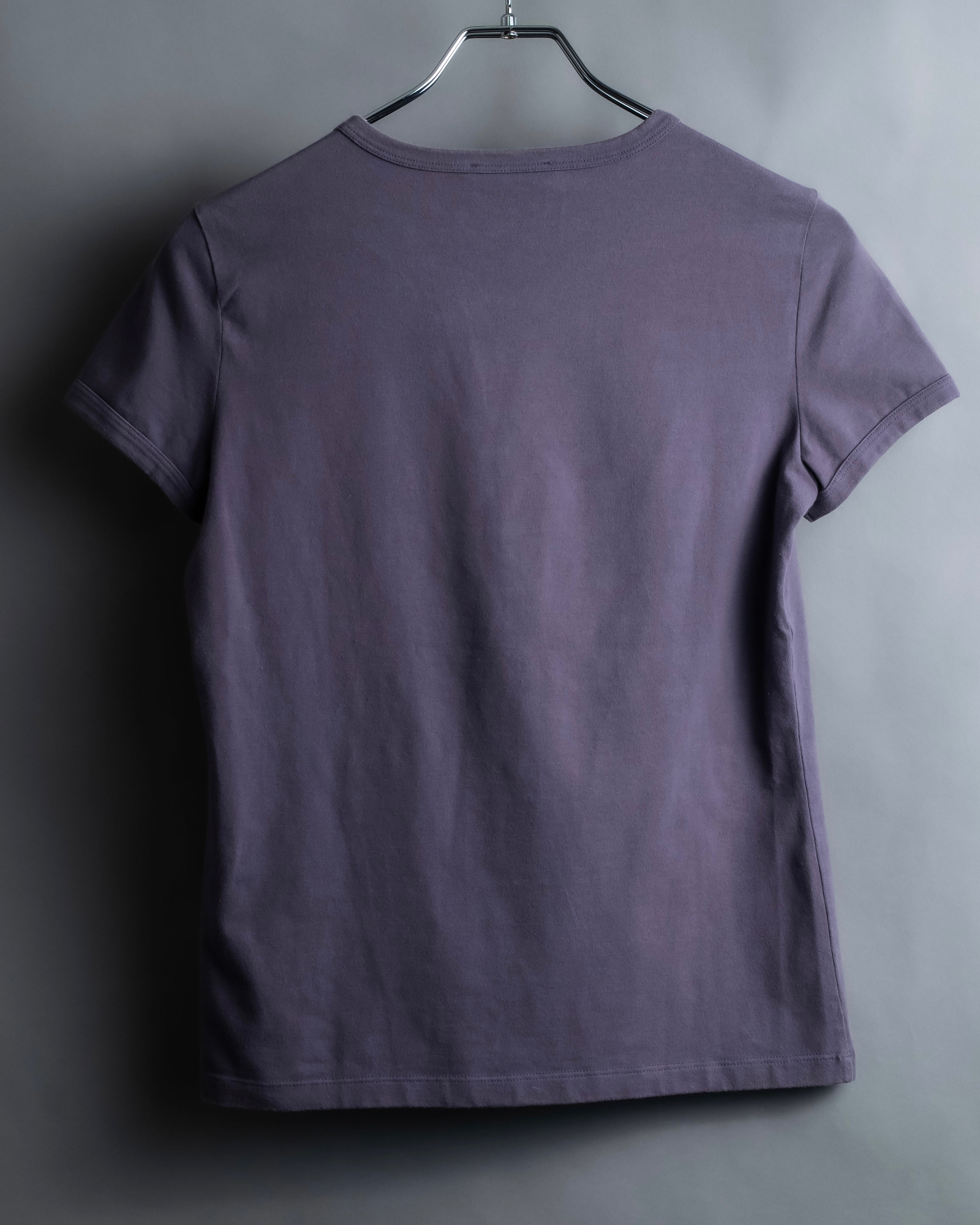 "CELINE" Charm logo print box silhouette T shirt