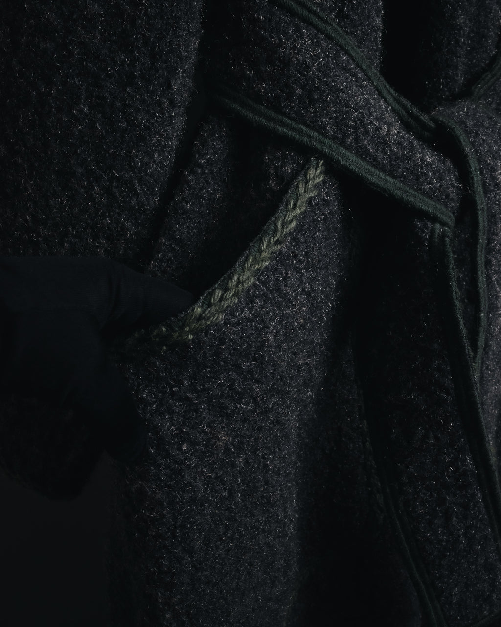 –SPECIAL– "FENDI"
Late 80s-early 90s oversized pile wool wrap coat