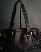 “Yves Saint Laurent” 2000’s downtown leather tote bag