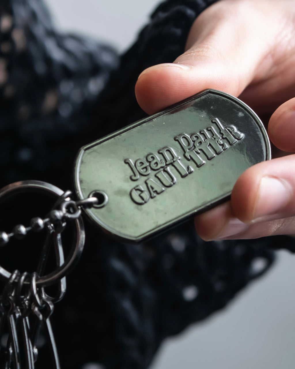 “Jean Paul Gautier” gargoyle printed hand bag