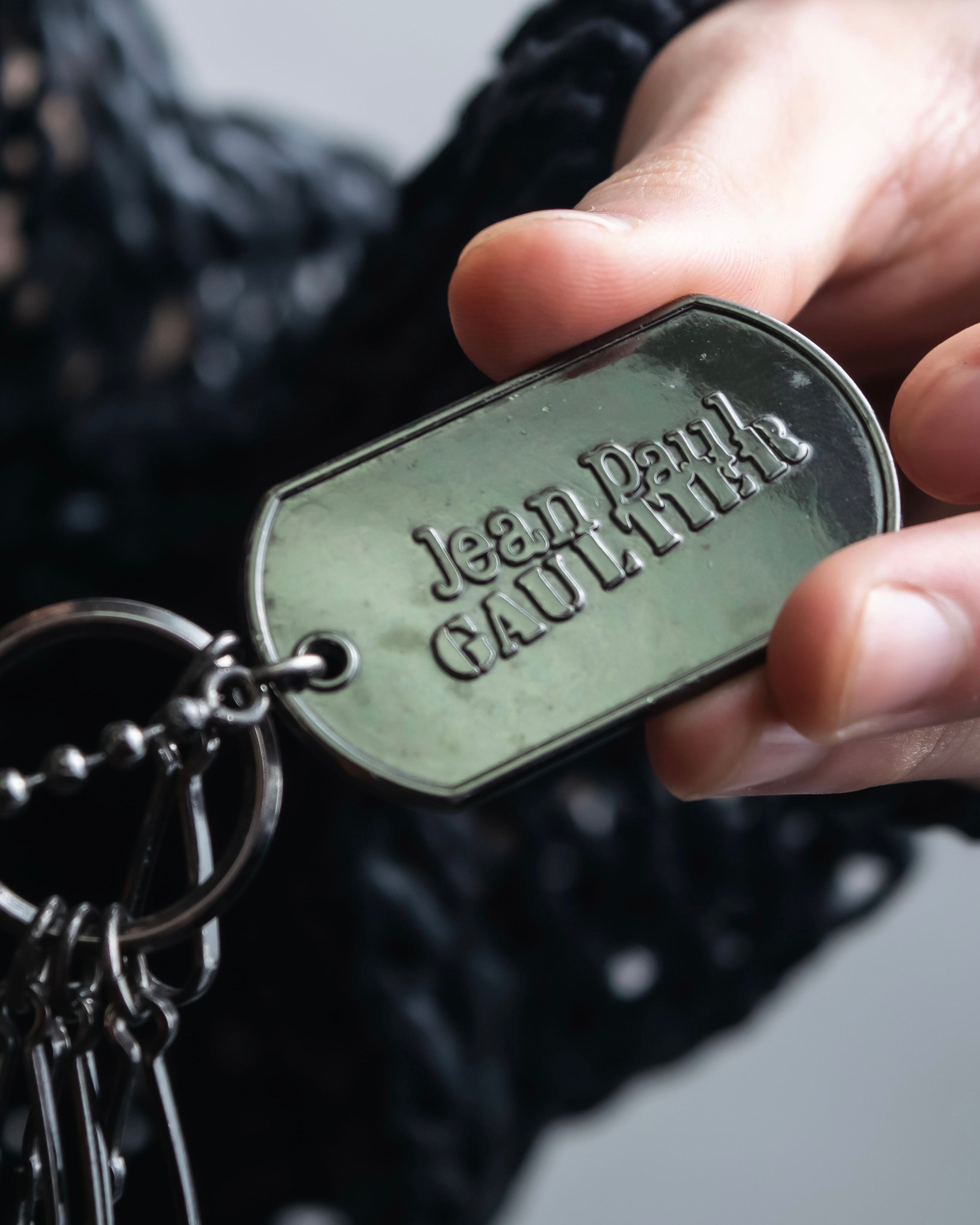 “Jean Paul Gautier” gargoyle printed hand bag