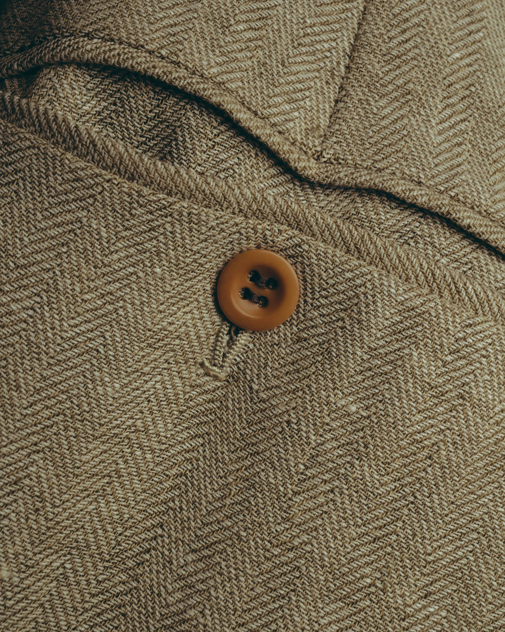 -SPECIAL- “HERMES” 80’s-90’s Herringbone linen suit set