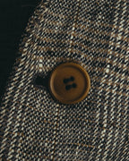 "Ermenegildo Zegna" 80's-90's Textured silk single-breasted blazer
