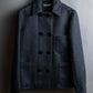 "BALENCIAGA" Double breasted Short length wool soutien collar jacket