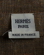 "HERMES" Gaultier period fringe design wrap skirt