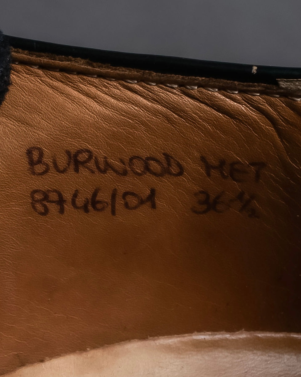 "Church's" Silver stud design wingtip derby shoes