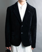 “Y’s for men” beautiful black corduroy single tailored jacket