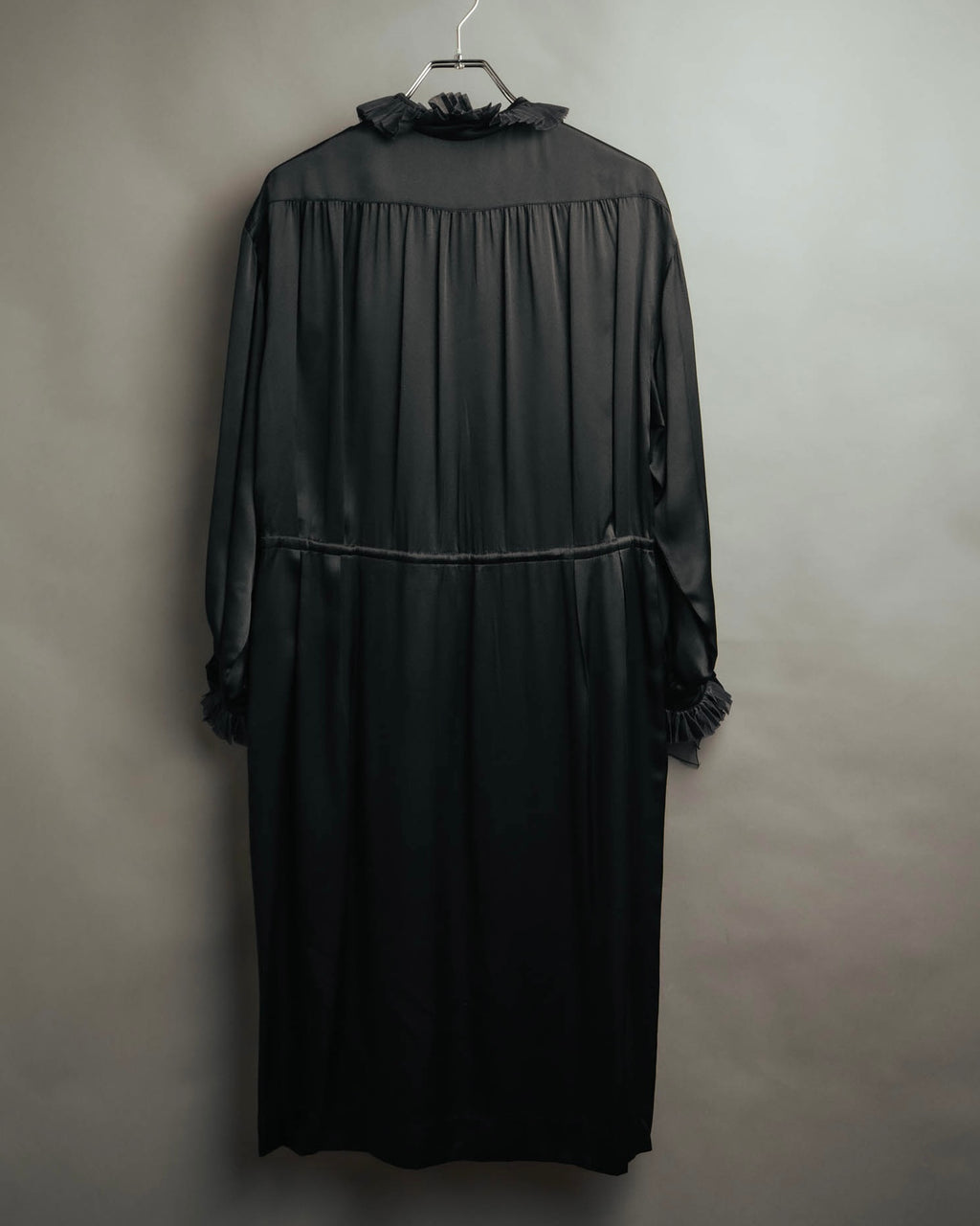 -SPECIAL- “Christian Dior” 90’s Silk pleated ruffle dress