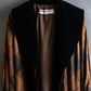 "Yves Saint Laurent Rive Gauche"
Argyle pattern velvet design shawl collar coat