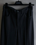 "BALENCIAGA" Beautiful draped full-length slacks