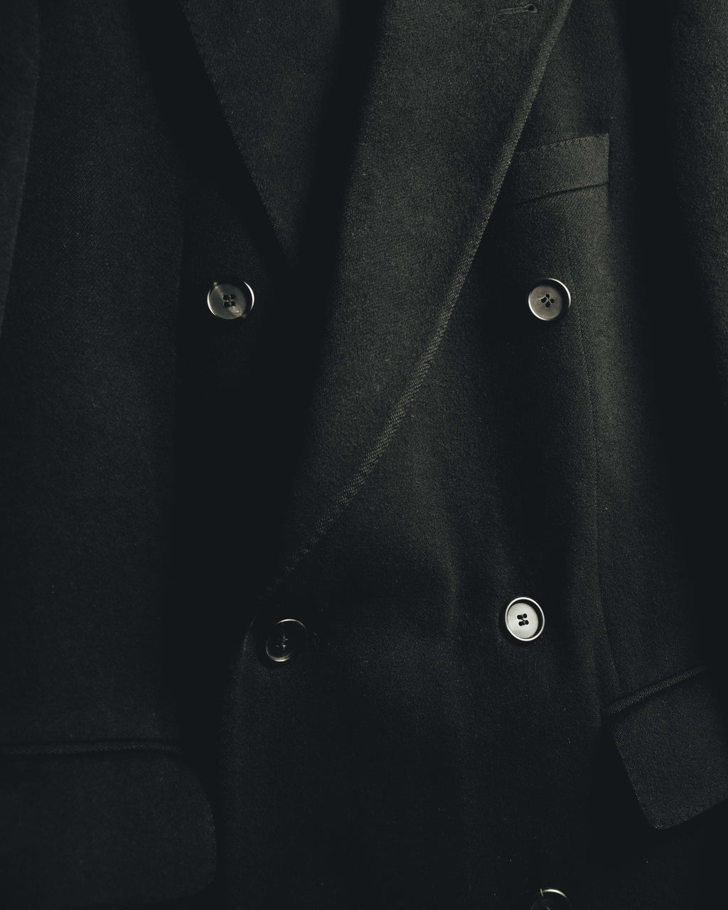 "Burberrys" 80's-90's Classic double-breasted wool overcoat